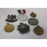 A selection of medals & badges etc