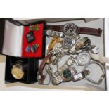 A job lot of assorted watches