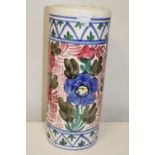 A large ceramic vase/ stick stand. h 47cm
