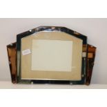 A Art Deco period picture/photo frame (some wear) 42cm x 28cm