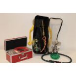 A selection of Hookah pipes etc