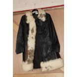 A vintage Ladies leather coat by Suede Court London. postage uk only