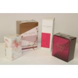 Selection of boxed new ladies perfume