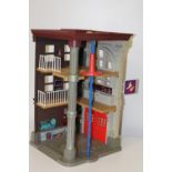 The 'Ghost Busters' fire station model