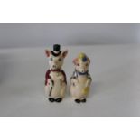 A rare Wade salt & pepper set