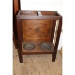 A vintage wooden hall stand/umbrella stand. collection only