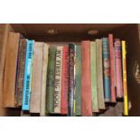 A box of vintage annuals & books