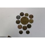 Twelve assorted colliery miners pit tokens