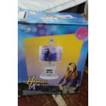 A boxed Hannah Montana bedside lamp