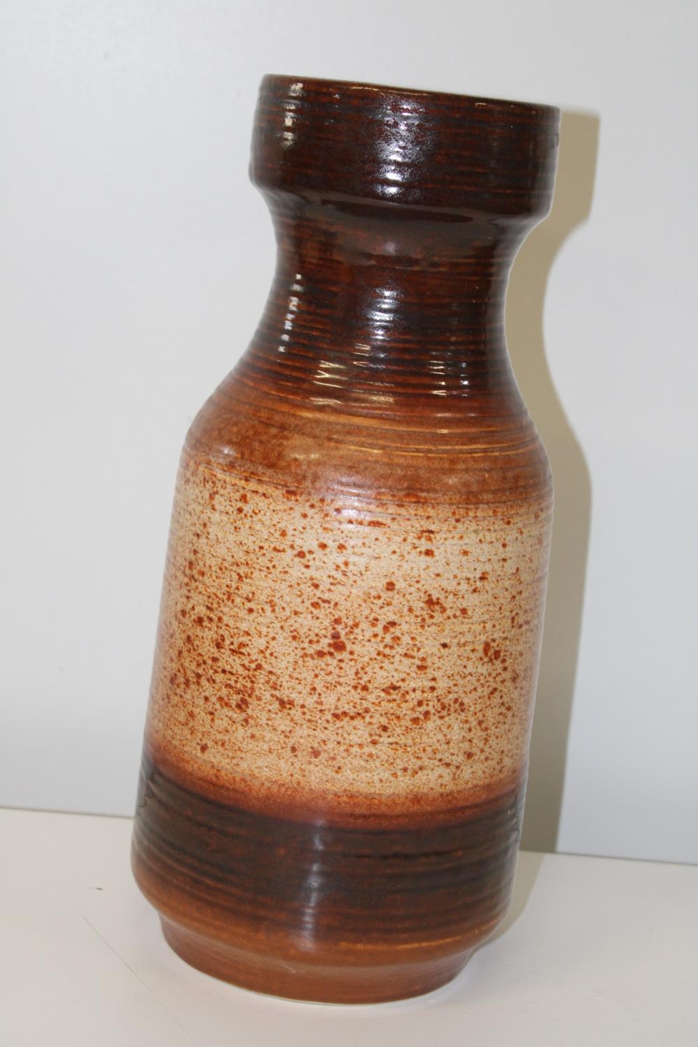 A large West German art pottery vase. 40cm tall