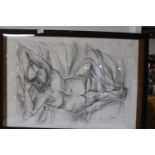 An original piece of artwork in pencil signed by the artist. 97cm x 67cm Collection only