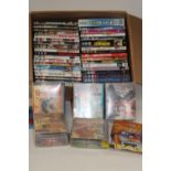 A job lot of DVD's & audio books