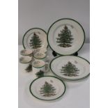 Ten Spode Christmas Tree items
