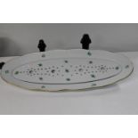 A collectable Herend bone china fish platter