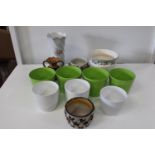 A large job lot of ceramic planters Collection only