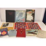 A job lot of military related books etc