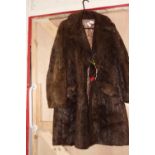 A vintage Ladies fur coat postage uk only