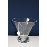 A Kelly Hopper Sicily glass champagne bucket. Diameter 28cm, Height 25cm