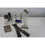 A job lot of assorted silver plated items