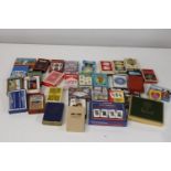 A job lot of assorted playing cards