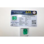 A Emerald gemstone with cert