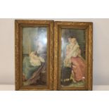 Two framed Victorian prints