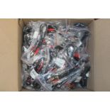 A box of new assorted audio cables