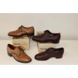 Two pairs of vintage Church's shoes made to measure approx size 7 in original boxes