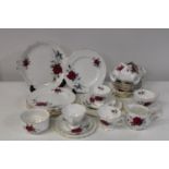 A vintage Royal Albert tea service 'Sweet Romance'