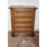 A five draw chest of draws 95cm x 80cm collection only