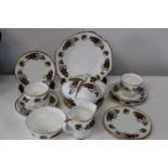 A pretty Hanleigh bone china tea service