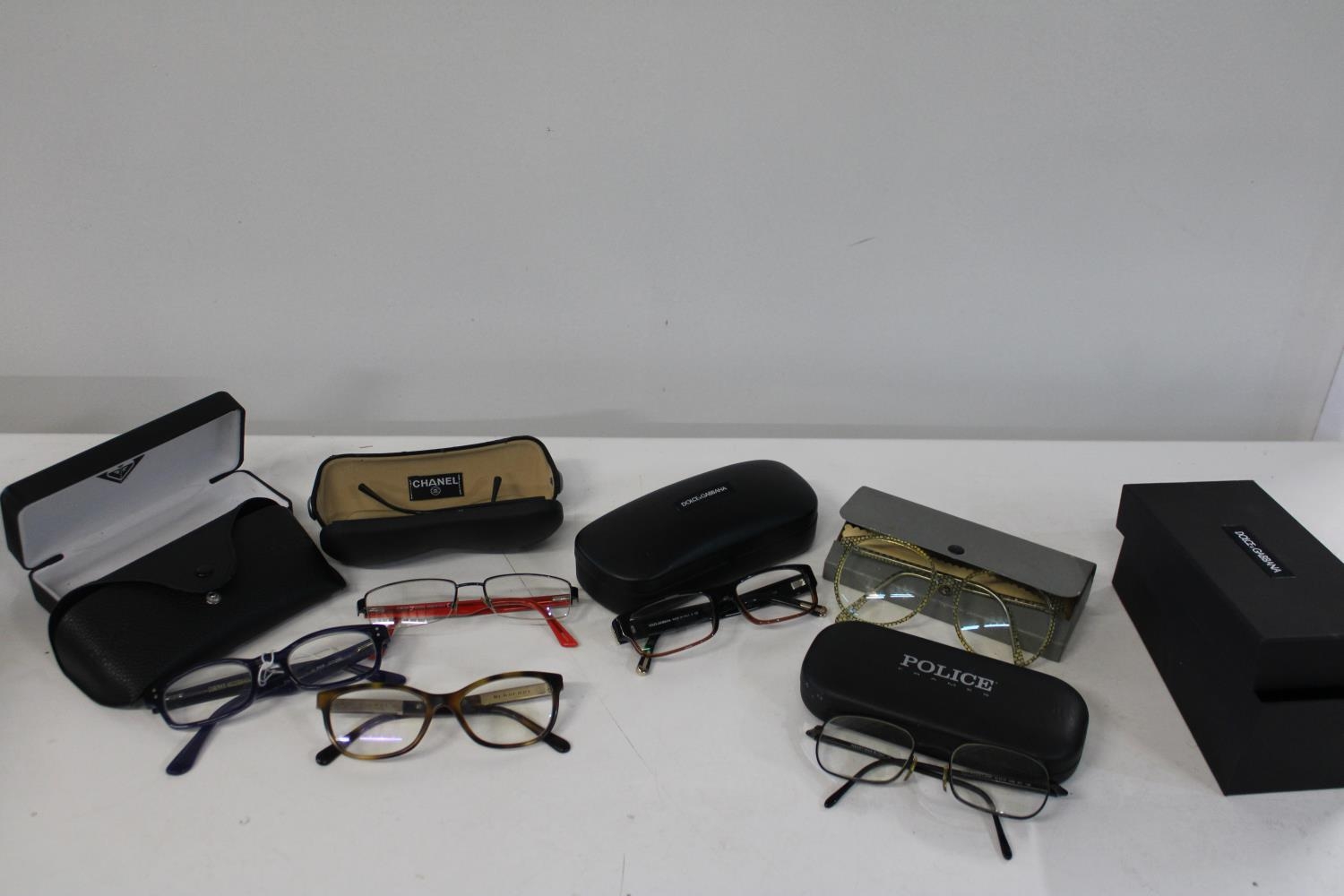 A job lot of branded / designer prescription glasses