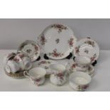 A pretty Royal Albert Moss Rose tea service