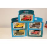 Five boxed Corgi die-cast models