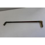 A vintage horn handled riding crop