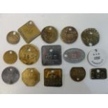 Fifteen Colliery mining pit tokens