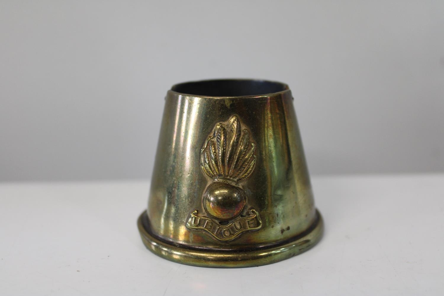 A WW1 trench art ash try