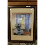 A well framed still life print 82cm x 60cm collection only