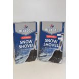 Two new boxed extendable snow shovels