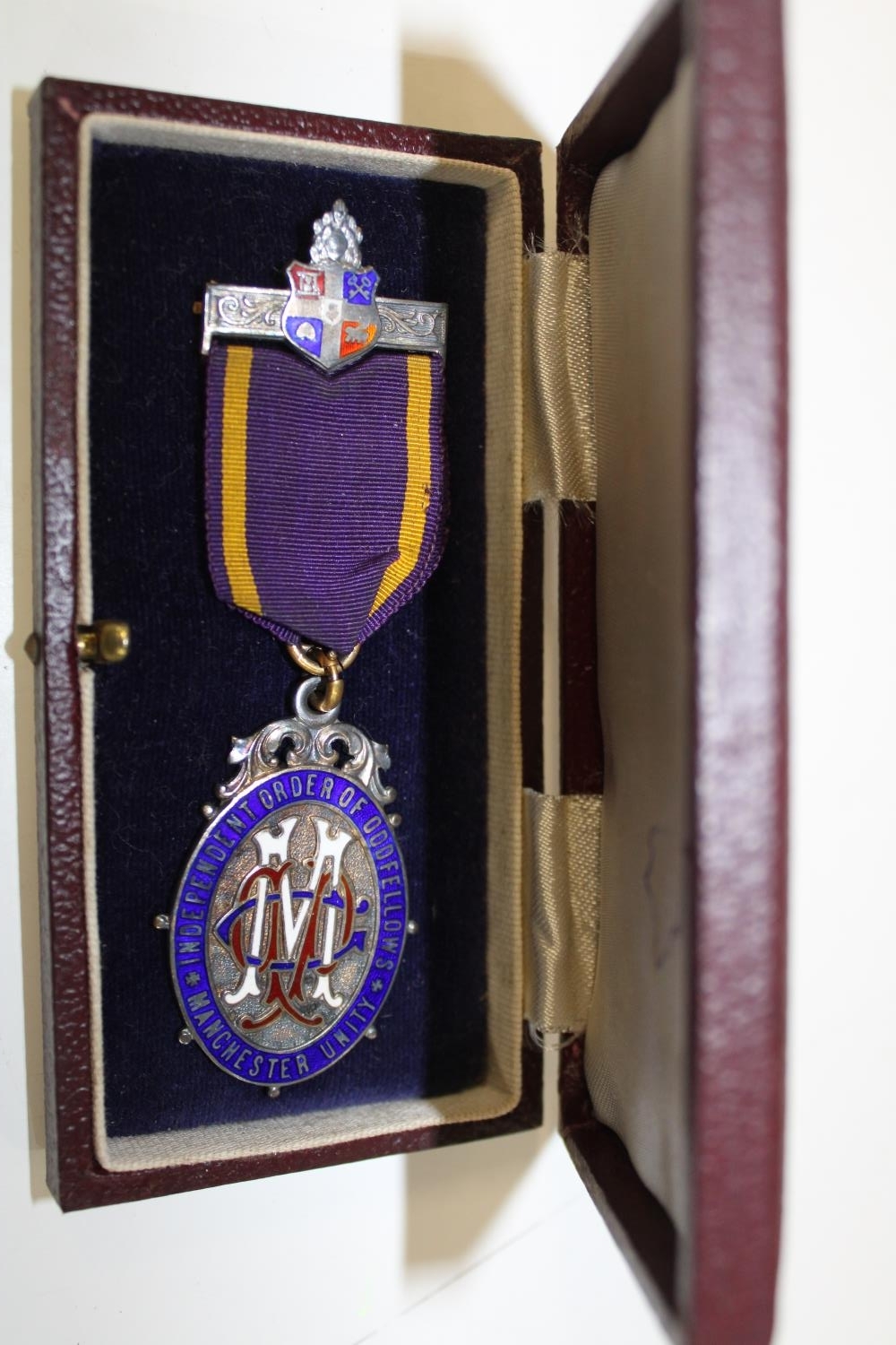 A hallmarked silver Masonic medal