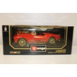 A boxed Burago model 1:18 scale