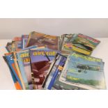A job lot of vintage Aircraft Illustrated magazines