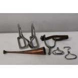 A group of Equestrian related items