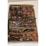 A job lot of assorted reading glasses