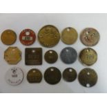 Fifteen Colliery mining pit tokens