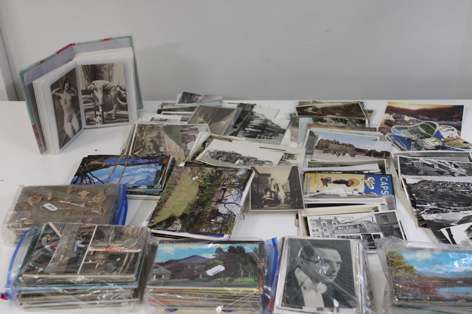 A selection of assorted vintage postcards