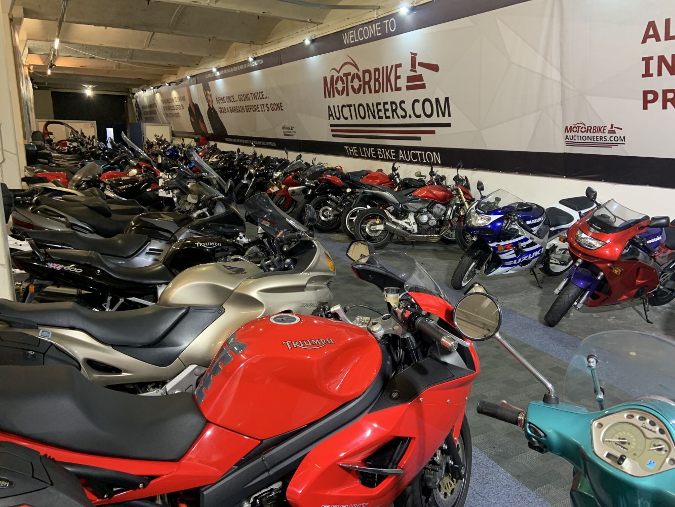 Clearance Motorcycle, Scooter, Car and Van auction