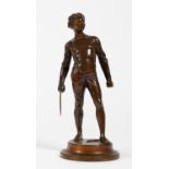 Adolphe-Jean Lavergne. 1852 - 1901. Sign. Fechter. Bronze. H 26,5 cm