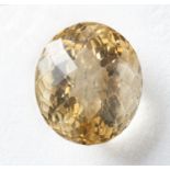 Loser Citrin, oval, 24,72 ct.