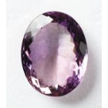 Loser Amethyst, oval, 27,51 ct.